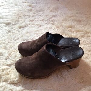 UGG Brown Suede Mules